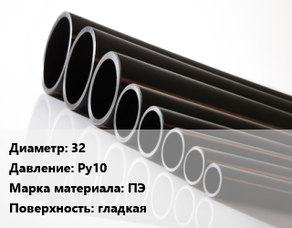 Труба полиэтиленовая 32 Ру10 ПЭ гладкая, м, 17, бухта 100м,бухта 50м цена от 95.76 ₼ / м, где купить, условия доставки в Баку и Бакинская области